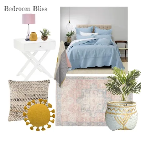 Bedroom Bliss Interior Design Mood Board by Jo Sievwright