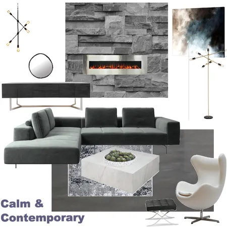 contemporary living Interior Design Mood Board by Starlings Nest