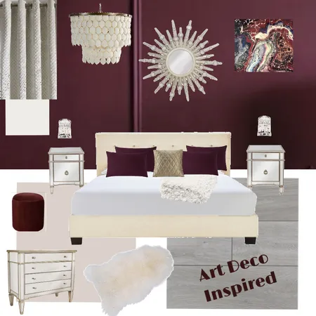 Bedroom Interior Design Mood Board by Starlings Nest