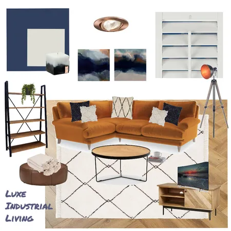 Lounge Interior Design Mood Board by Starlings Nest
