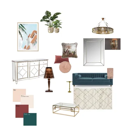 Art Deco Interior Design Mood Board by Bernadette Crome