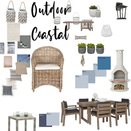 Coastal Outdoor Living Interior Design Mood Board by traceymac