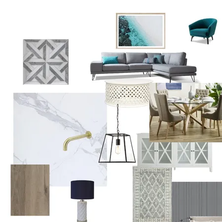 Hampton Living 2 Interior Design Mood Board by jcouto