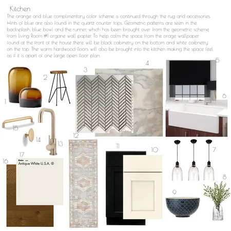 Kitchen Final Interior Design Mood Board by libbypine1
