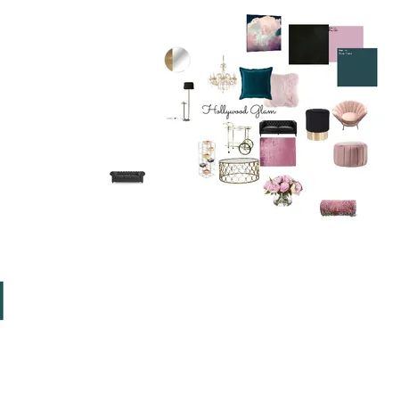 hollywood glam Interior Design Mood Board by anna polny