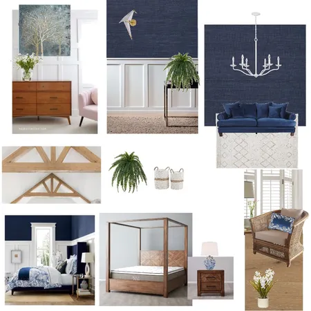 Master Bedroom Interior Design Mood Board by peetrie