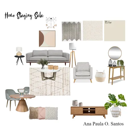 Home staging Ana Paula Interior Design Mood Board by Staging Casa