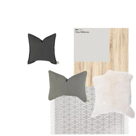 Scandinavian home office texstures Interior Design Mood Board by gloriamavial