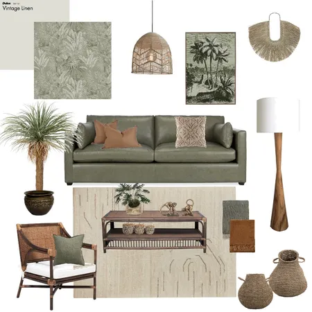 sage green Interior Design Mood Board by Dizy