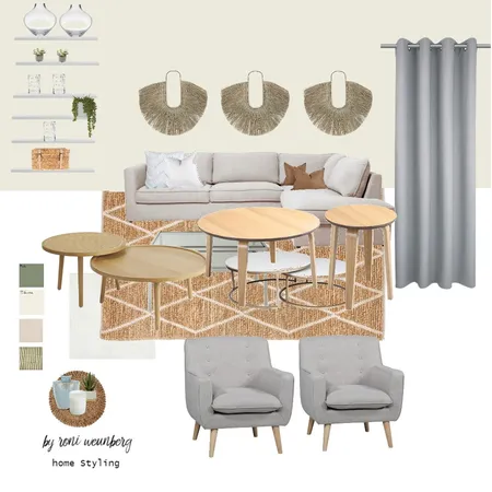 סלון הלברשטט Interior Design Mood Board by roni weinberg