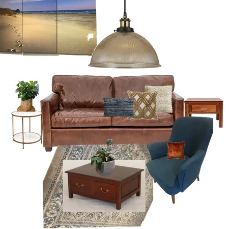 Loungeroom Interior Design Mood Board by LisaMKB