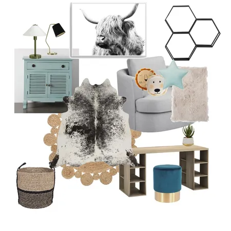 Ruby Room Interior Design Mood Board by kellyg