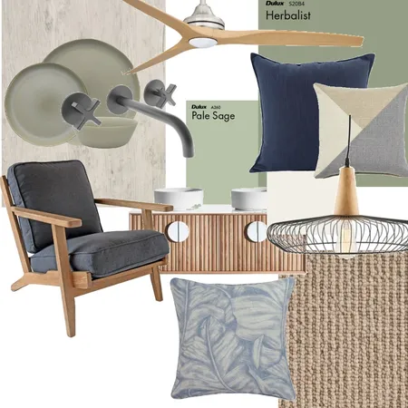 Beach chalet Interior Design Mood Board by Krystal Fraser