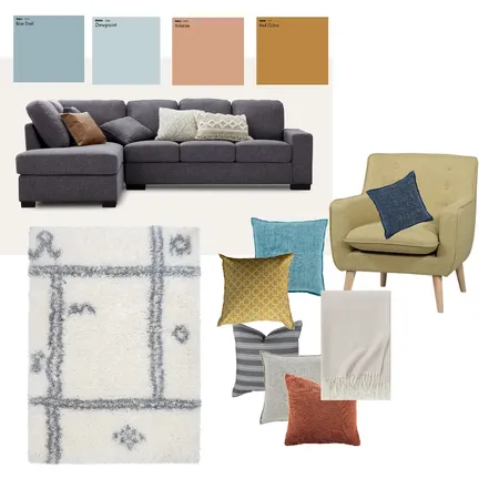 NellyBlueBoard3 Interior Design Mood Board by Maya29