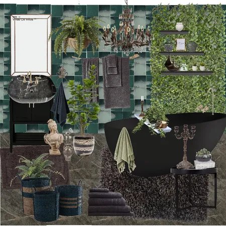 forest bathroom Interior Design Mood Board by olivia.jones