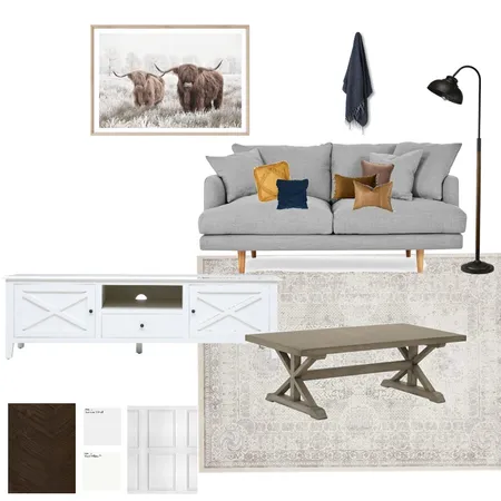 Loungeroom Interior Design Mood Board by zoe.v
