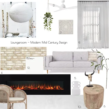Living 1 Interior Design Mood Board by Bay Design Co.