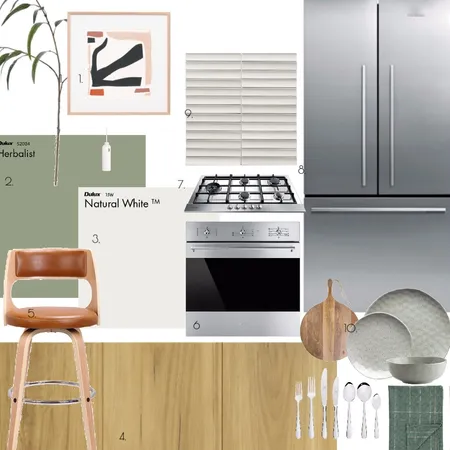 Kitchen Interior Design Mood Board by Bay Design Co.