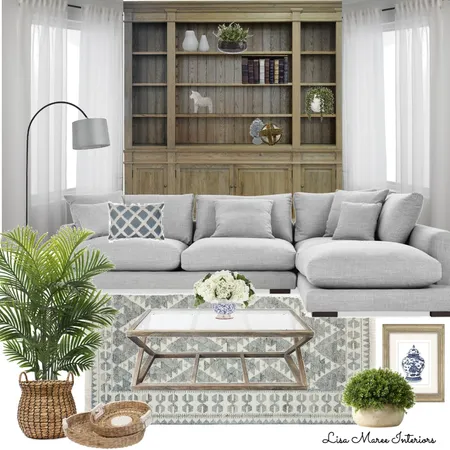 Hamptons Living Interior Design Mood Board by Lisa Maree Interiors