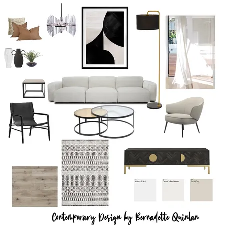 Contemporary mood design Interior Design Mood Board by pmorehu