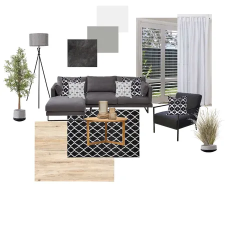 Assignment 9 Living Interior Design Mood Board by SamC1910