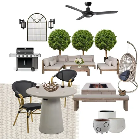 outdoor dining Interior Design Mood Board by ZIINK Interiors