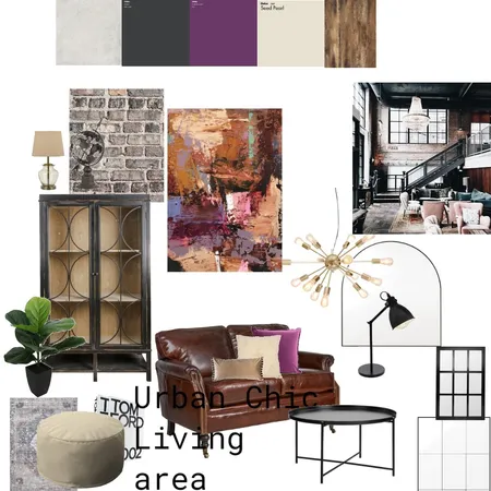 Urban Chic Interior Design Mood Board by Joanna Beckton on Style Sourcebook