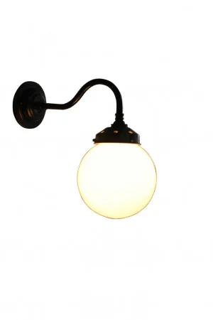 Glass Ball Gooseneck Wall Light by Fat Shack Vintage, a Wall Lighting for sale on Style Sourcebook