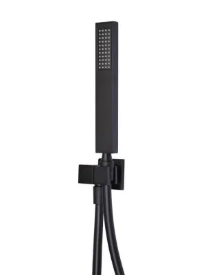 Meir | Matte Black Square Shower on Bracket by Meir, a Shower Heads & Mixers for sale on Style Sourcebook