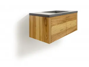 Solid Timber  Wall Hung Bathroom Vanity by Just in Place, a Vanities for sale on Style Sourcebook