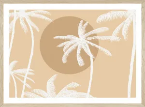 SUNSET PALM LANDSCAPE BY SEASCAPE LIVING by Seascape Living, a Original Artwork for sale on Style Sourcebook