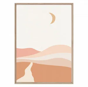 Lone Moon by Boho Art & Styling, a Original Artwork for sale on Style Sourcebook