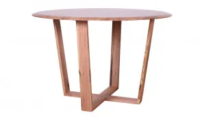 Baxter Round Dining Table 120cm in Australian Messmate by OzDesignFurniture, a Dining Tables for sale on Style Sourcebook