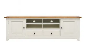 Mango Creek Entertainment Unit 207cm in Clear / White by OZ Design, a Entertainment Units & TV Stands for sale on Style Sourcebook