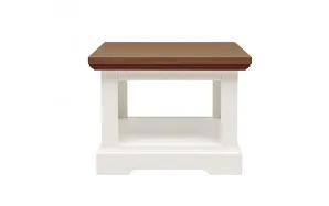 Hamptons Side Table 60cm in Acacia Two Tone by OzDesignFurniture, a Side Table for sale on Style Sourcebook