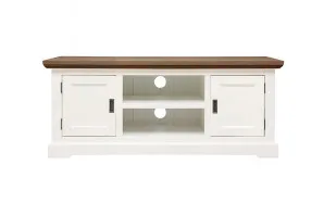 Hamptons Entertainment Unit 160cm in Acacia Two Tone by OzDesignFurniture, a Entertainment Units & TV Stands for sale on Style Sourcebook