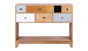Porto Console 120cm in Clear / Multi by OZ Design, a Console Table for sale on Style Sourcebook