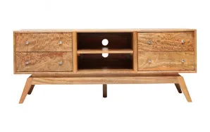 Sari Entertainment Unit 160cm in Clear by OZ Design, a Entertainment Units & TV Stands for sale on Style Sourcebook