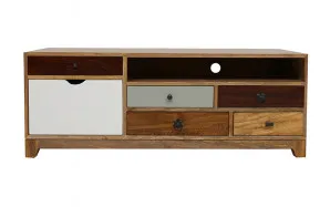 Porto Entertainment Unit 140cm in Multi by OZ Design, a Entertainment Units & TV Stands for sale on Style Sourcebook