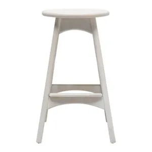 Sari Deco Stool in White Wash by OZ Design, a Bar Stools for sale on Style Sourcebook