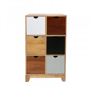 Porto Big Drawer Tall Boy in Multi by OZ Design, a Dressers & Chests of Drawers for sale on Style Sourcebook