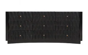 Sapphire Buffet 184cm in Black by OzDesignFurniture, a Sideboards, Buffets & Trolleys for sale on Style Sourcebook