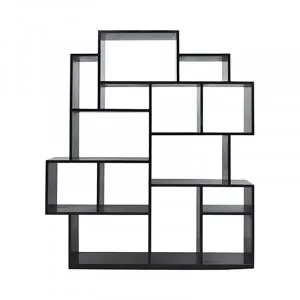 Porto Bookcase 150cm in Black by OZ Design, a Bookshelves for sale on Style Sourcebook