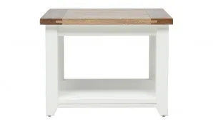 Mango Creek Side Table 60cm in Clear / White by OZ Design, a Side Table for sale on Style Sourcebook