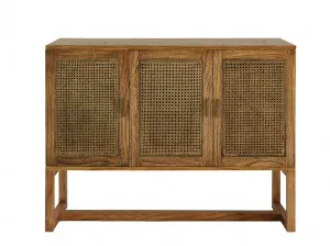 Rita 3 Door Buffet 120cm in Mindi / Rattan by OZ Design, a Sideboards, Buffets & Trolleys for sale on Style Sourcebook