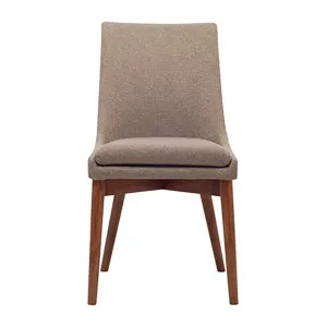 Highland Dining Chair in Brown Fabric / Stain by OzDesignFurniture, a Dining Chairs for sale on Style Sourcebook