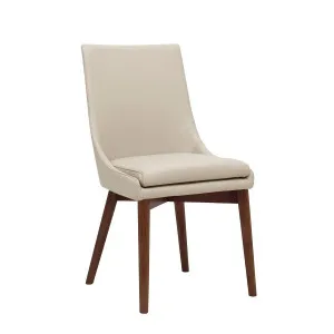 Highland Dining Chair in Leather Mocha / Stain by OzDesignFurniture, a Dining Chairs for sale on Style Sourcebook
