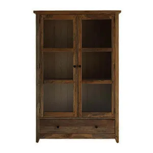 Mango Creek Double Display Unit in Rustic Chocolate by OZ Design, a Entertainment Units & TV Stands for sale on Style Sourcebook