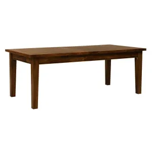 Mango Creek Dining Table 210cm in Rustic Chocolate by OZ Design, a Dining Tables for sale on Style Sourcebook
