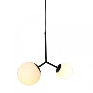 Bonnie Glass Twin Pendant by Fat Shack Vintage, a Pendant Lighting for sale on Style Sourcebook
